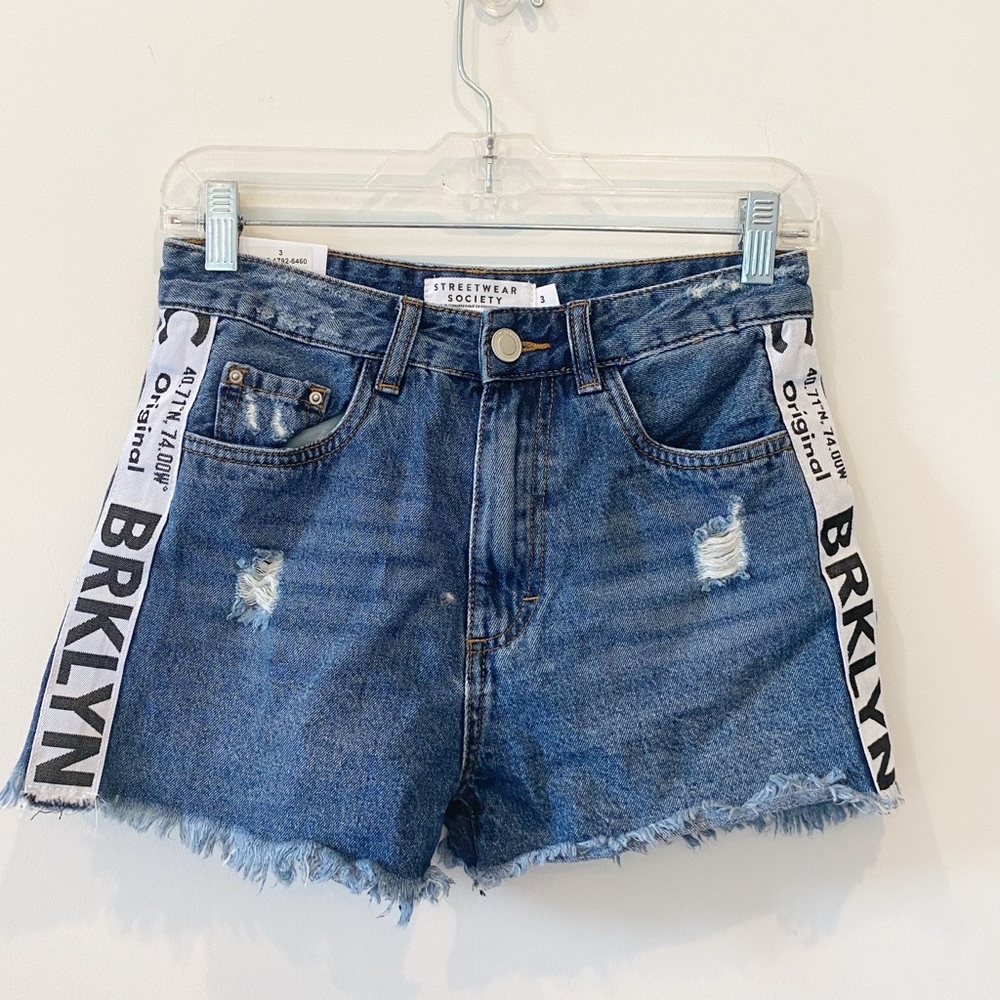 NWT Streetwear Society Brooklyn High Rise Shorts